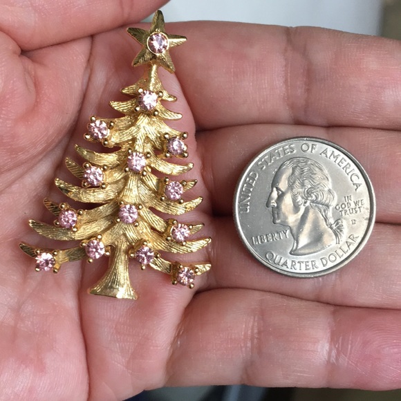 🖤Vtg EISENBERG ICE©️💕signed Christmas tree brooch - Picture 7 of 12